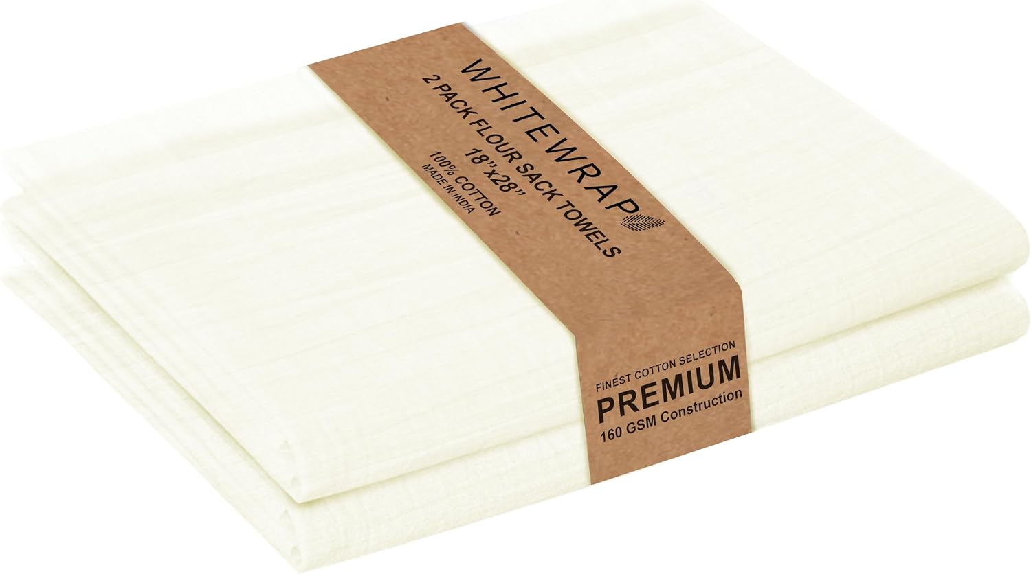 White wrap Towels 2 Pack