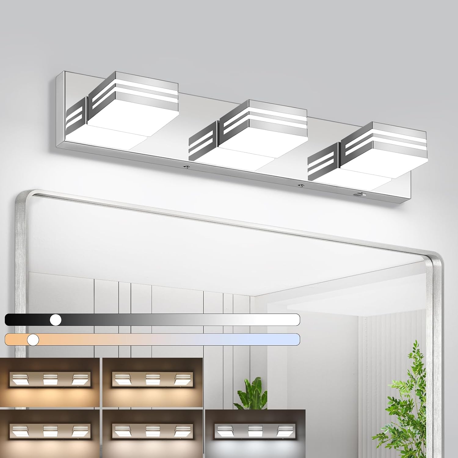 Liilokte LED Bathroom Vanity Lights