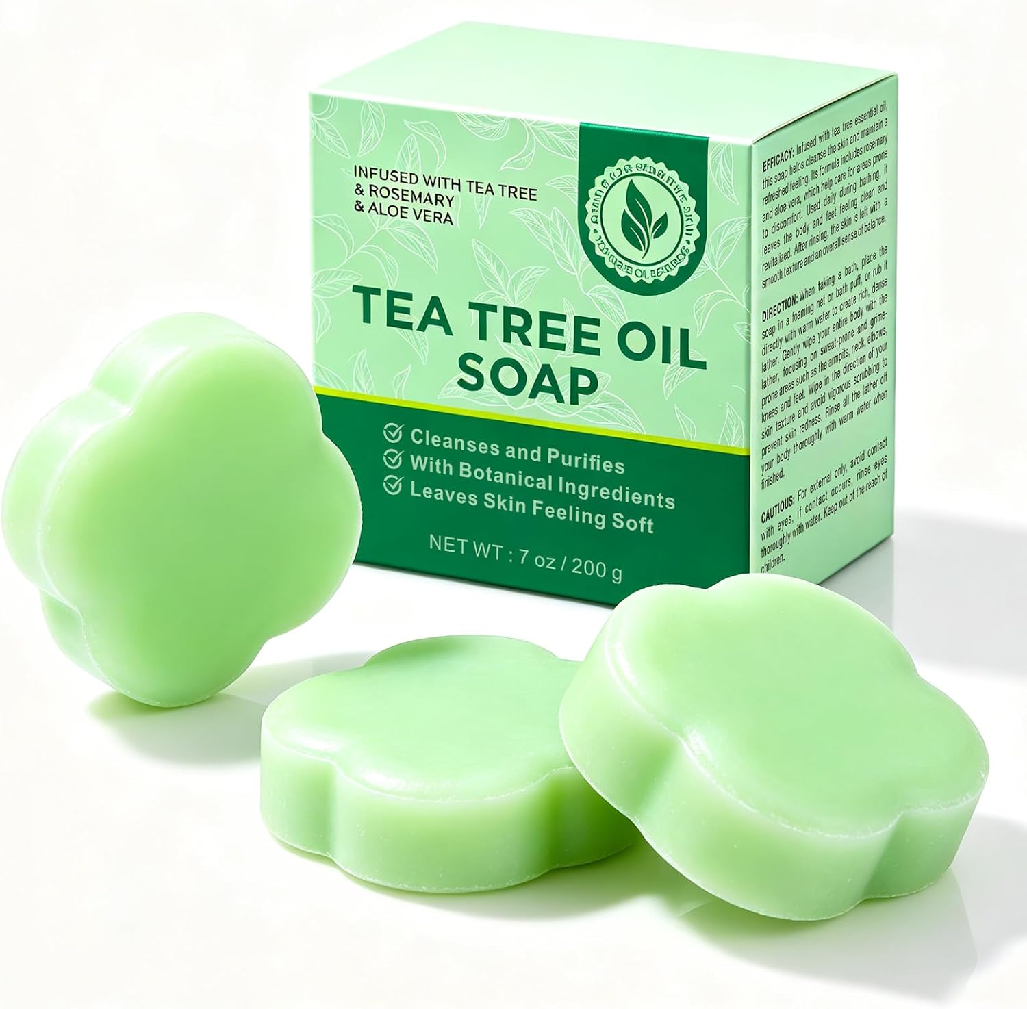 AOPEIBOTO Tea Tree Oil Soaps
