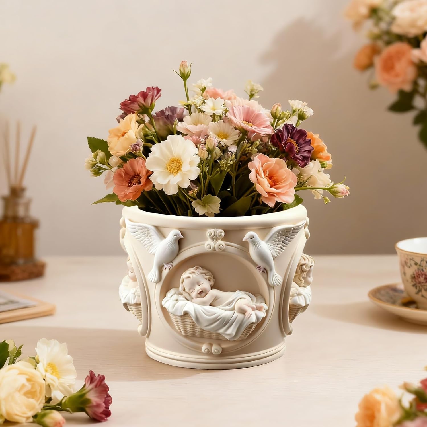 Angel Baby Flower Pot Molds