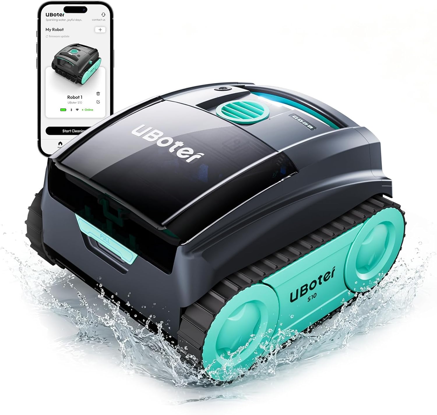 270.00 OFF S10 UBoter Cordless Robotic Pool Cleaner for In-Ground & Above-Ground Pools