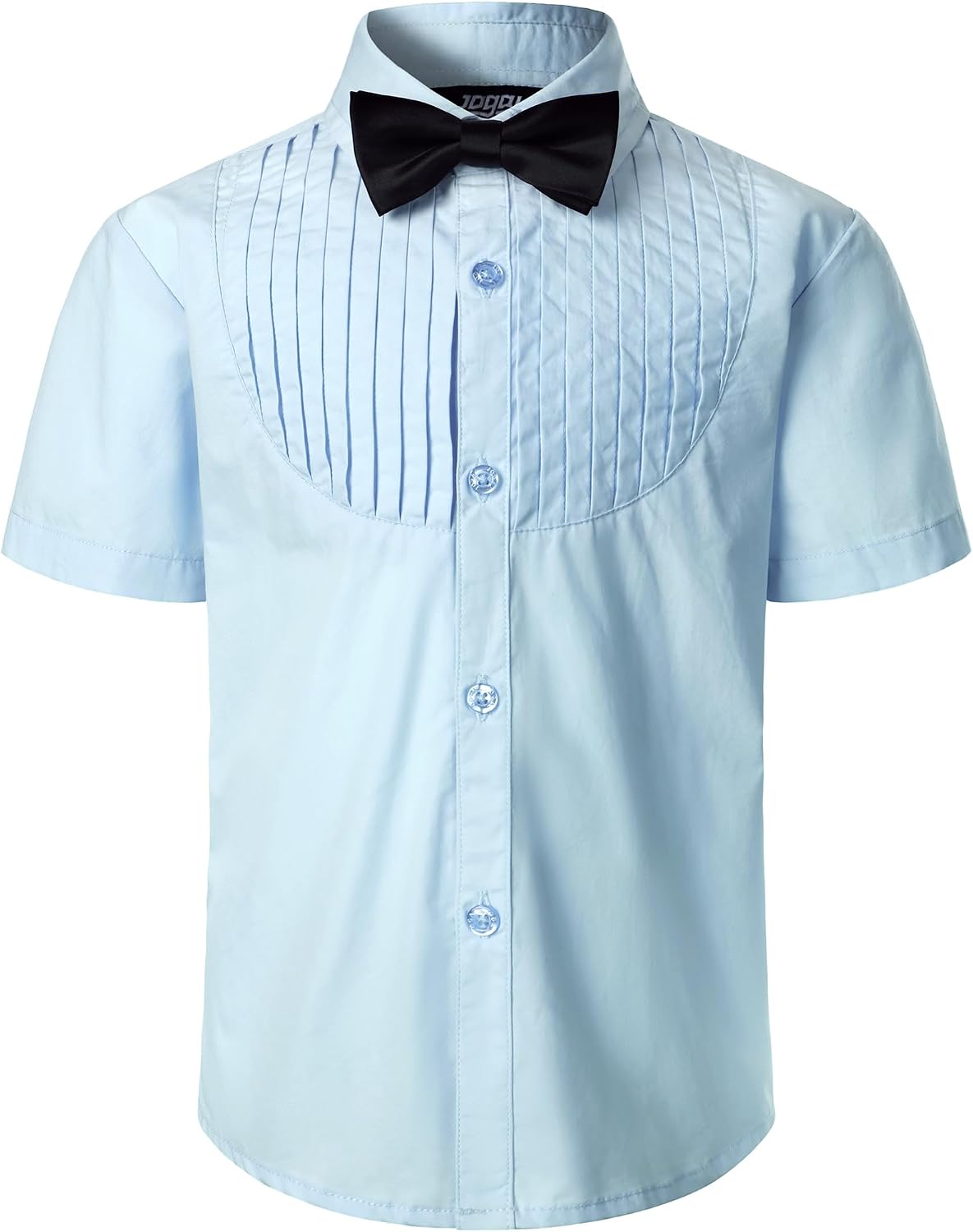 JOGAL Boys Tuxedo Shirts (Sky Blue