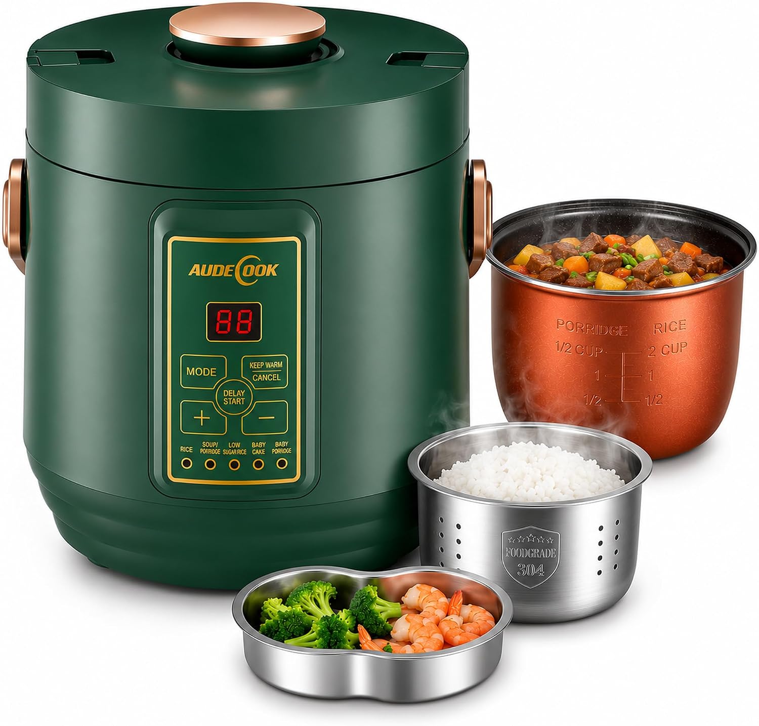 Audecook Low Carb Rice Cookers