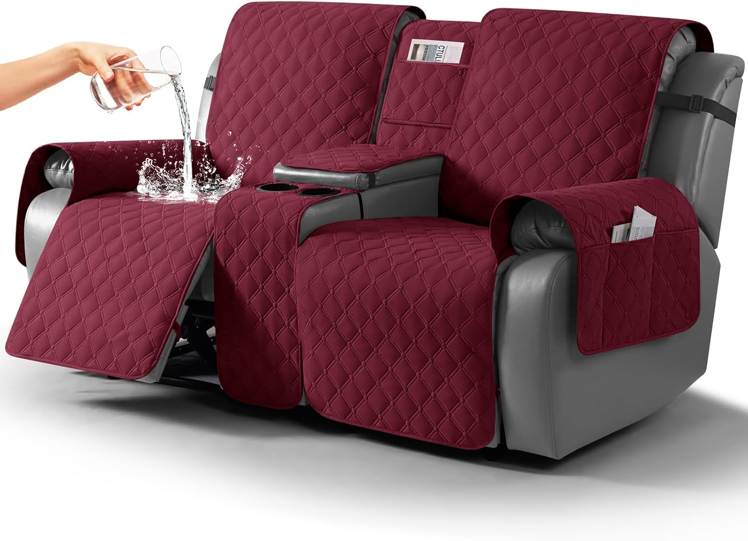 TAOCOCO Waterproof Loveseat Recliner Covers