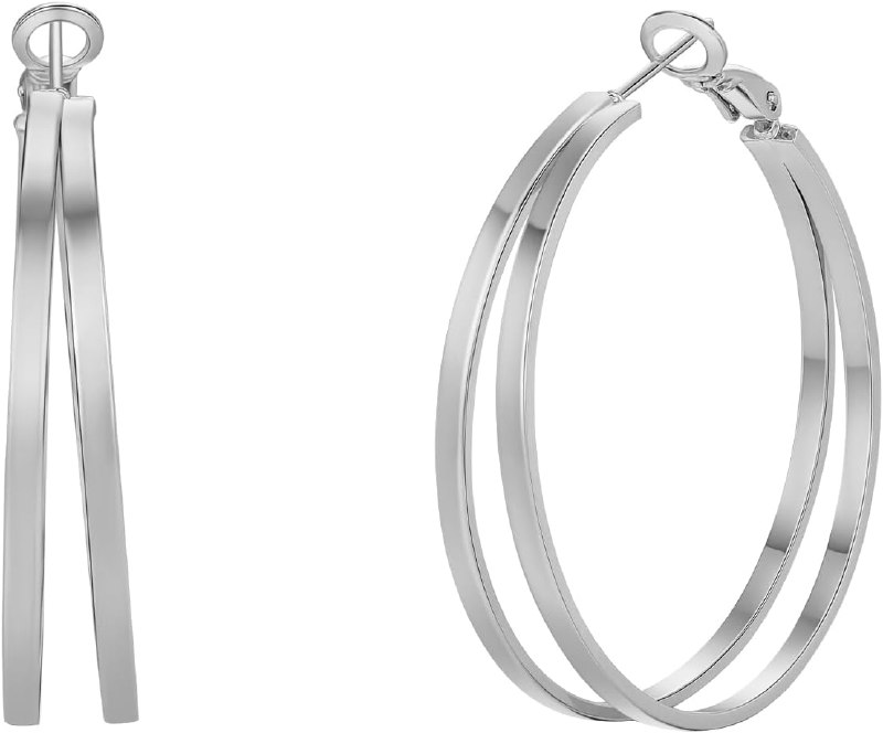Gelanmeng Large Hoop Earrings