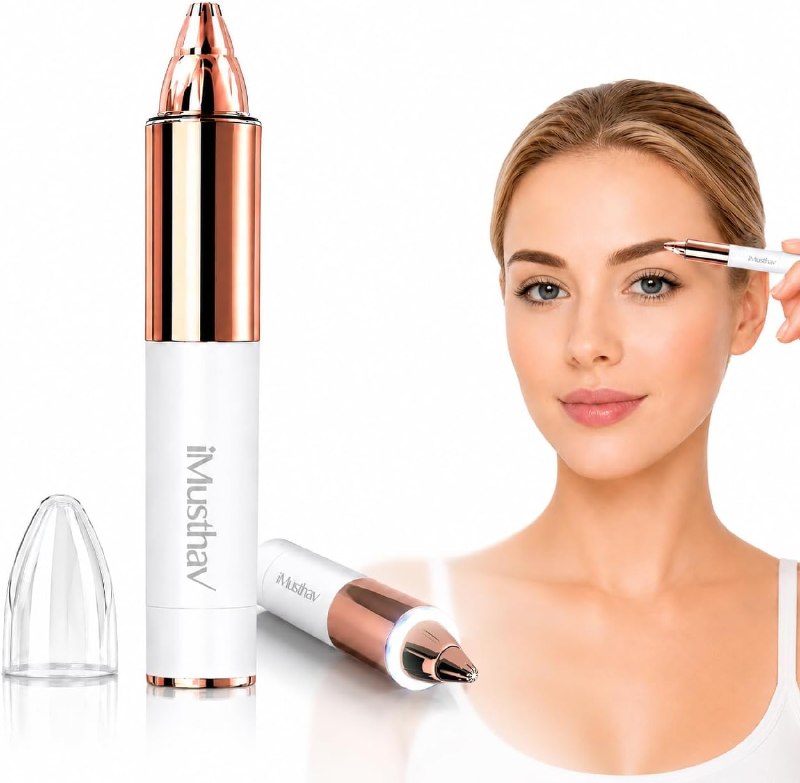 iMusthav Eyebrow Trimmers with LED Light