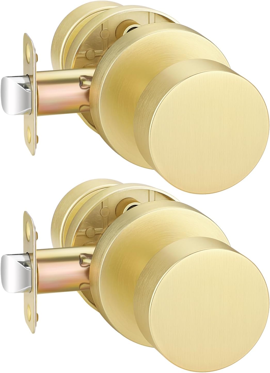 EHOMEWARE Gold Door Knobs