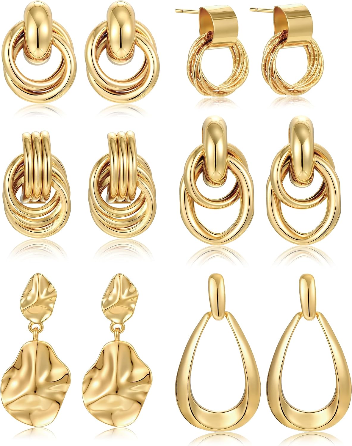 Gold Plated Chunky Earrings