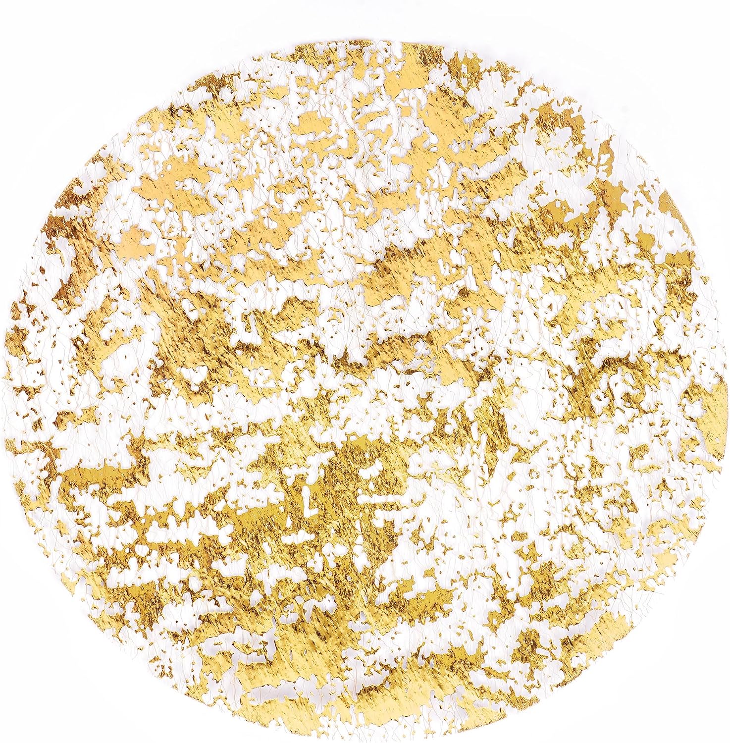 SEQUINNOW Gold Round Placemats