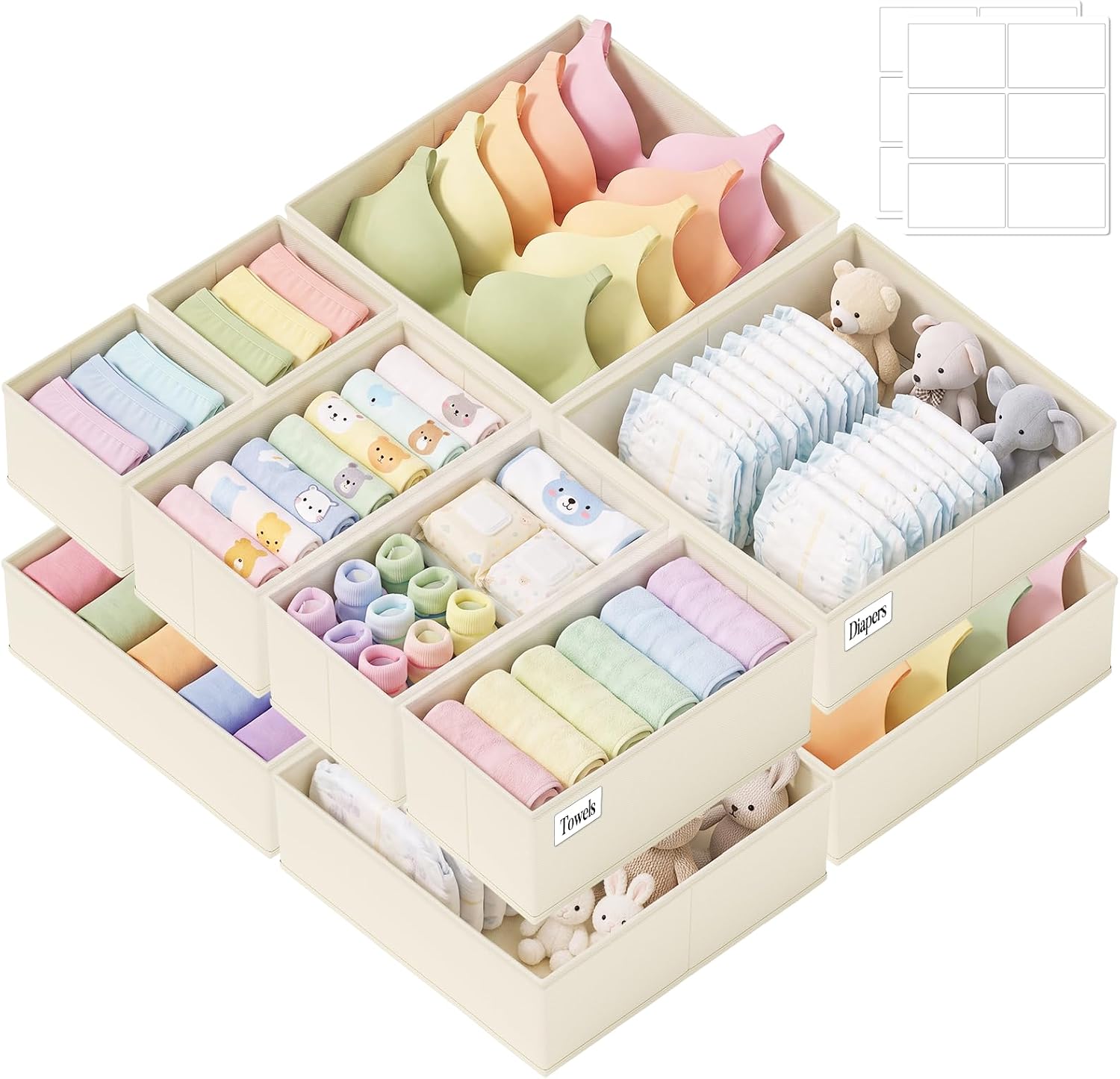Drawer Organizer Storage Boxes