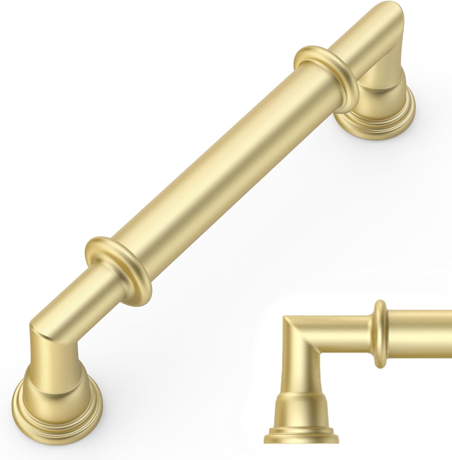 Amerdeco Brushed Gold Cabinet Pulls