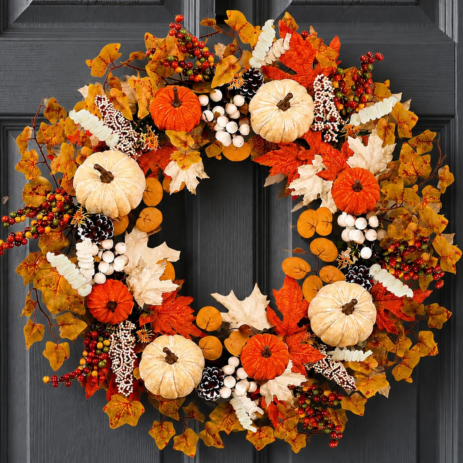 Fall Pumpkin Wreaths