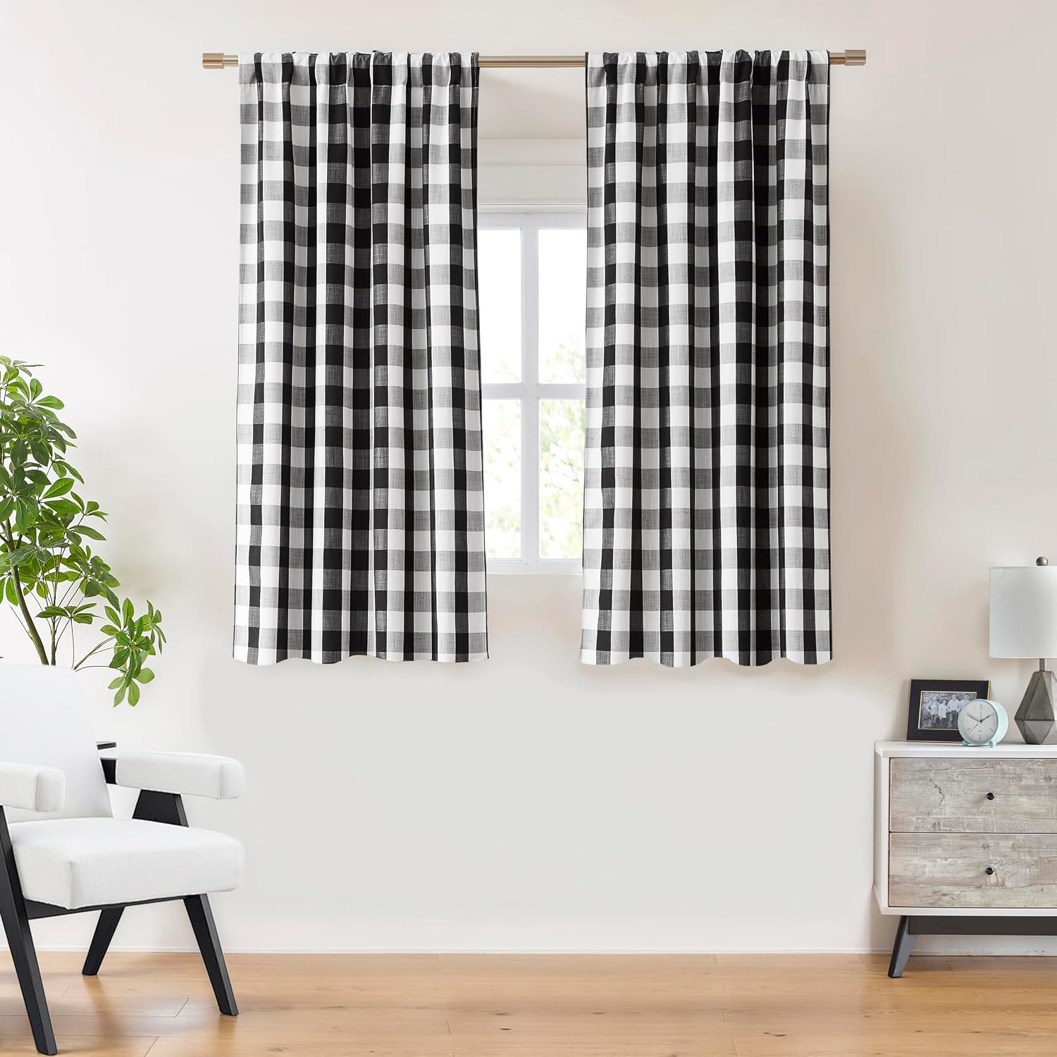 Buffalo Plaid Curtain Panels