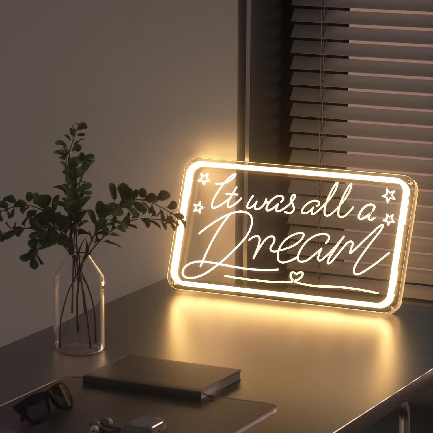 Neon "It Was All A Dream" Signs