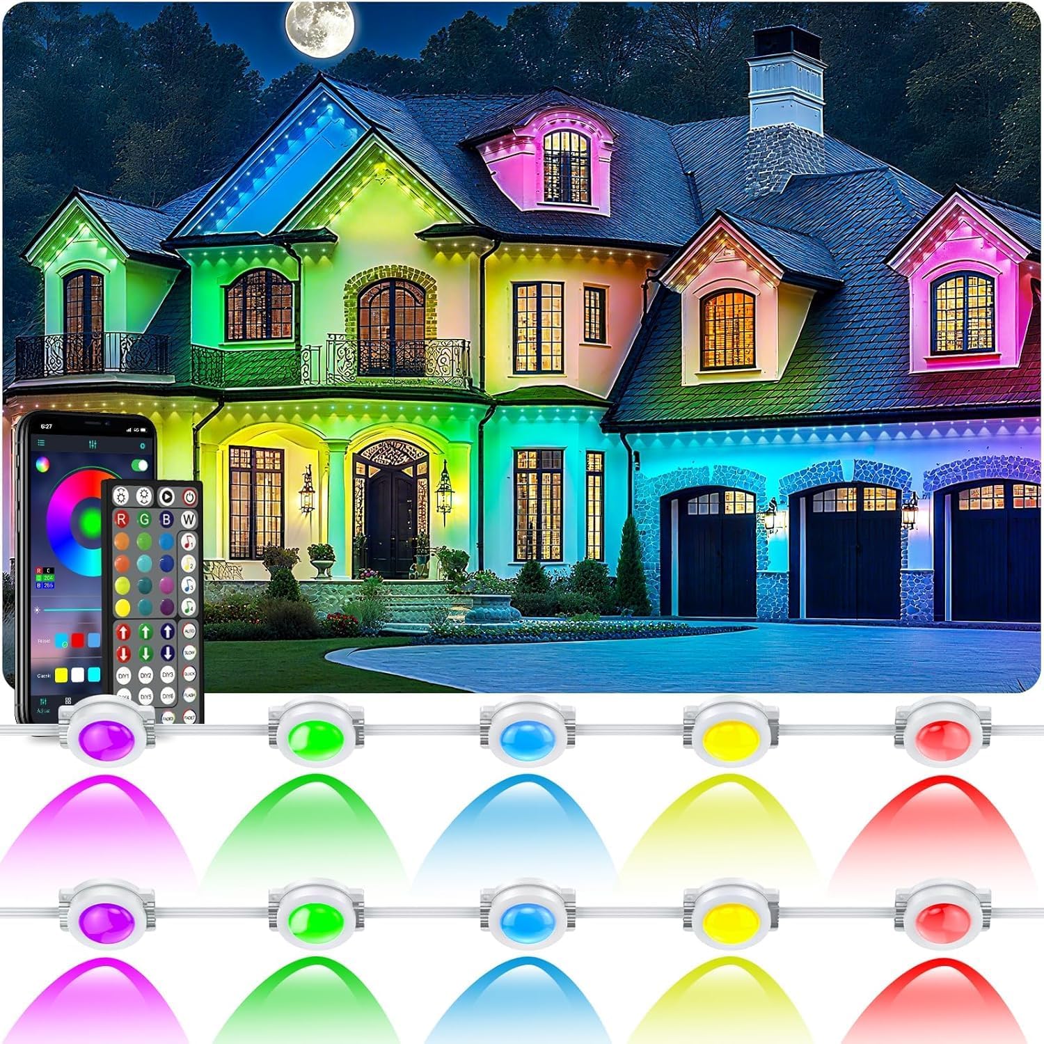 CETELUMA Outdoor Permanent LED Lights