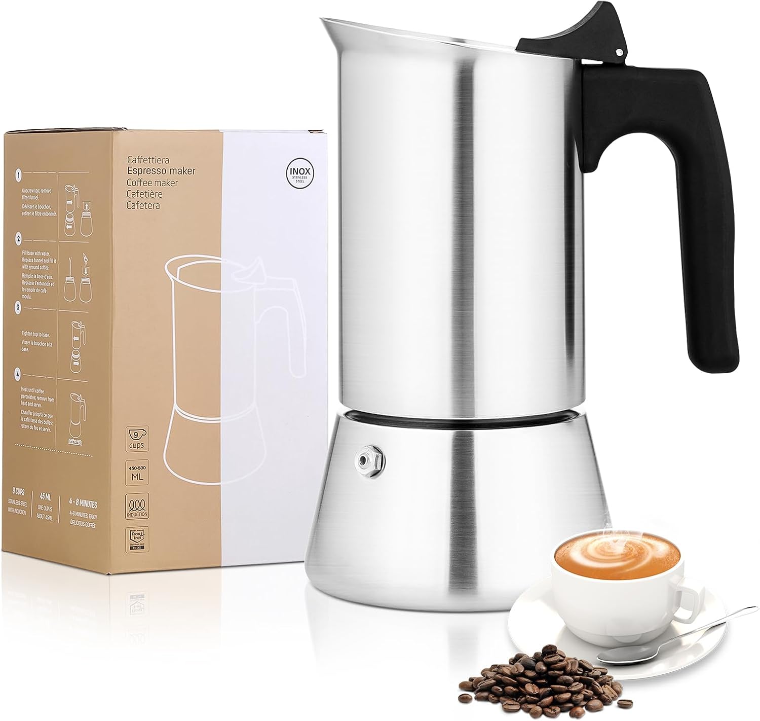 Stainless Steel Moka Pots