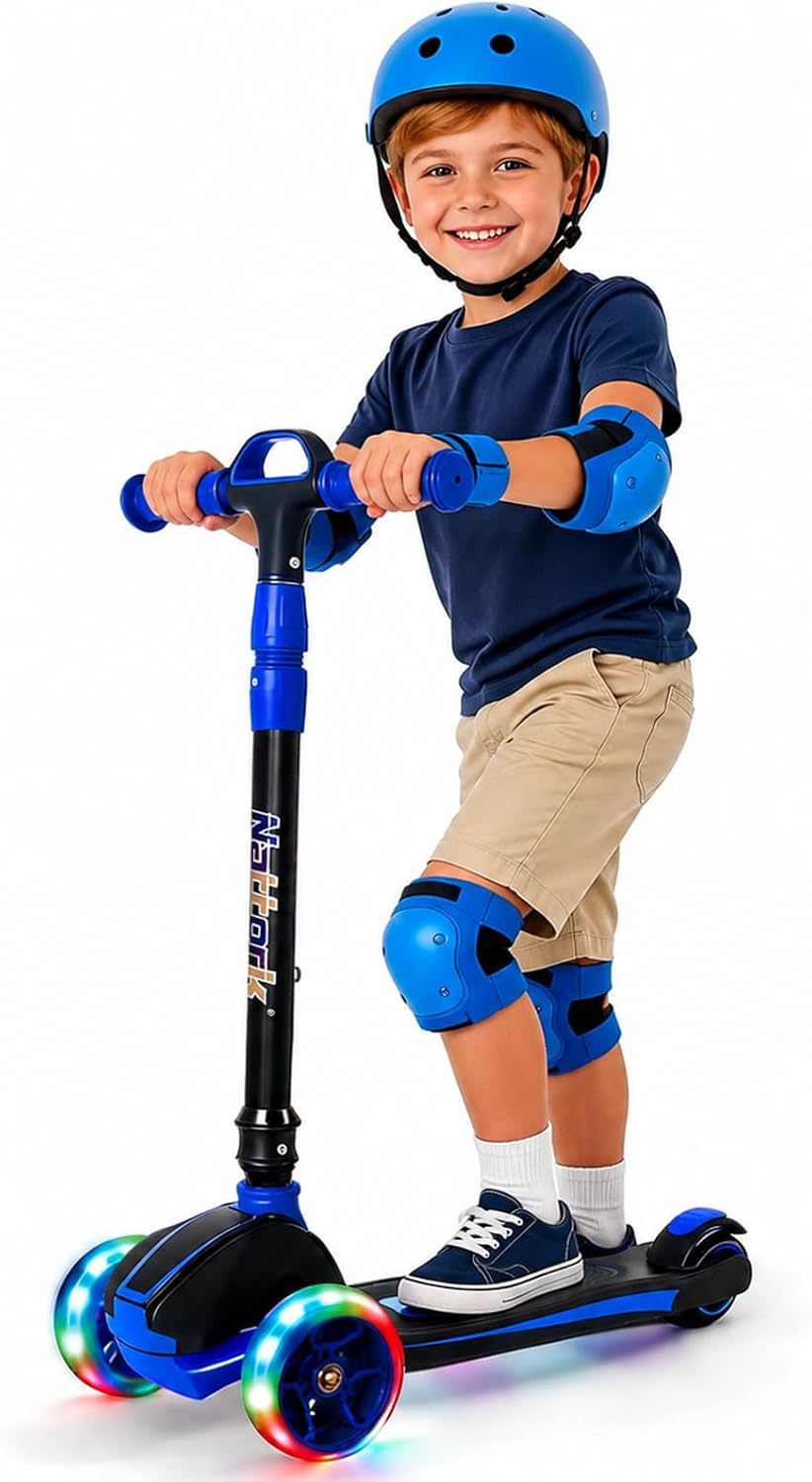 Nattork Light-Up Kick Scooters
