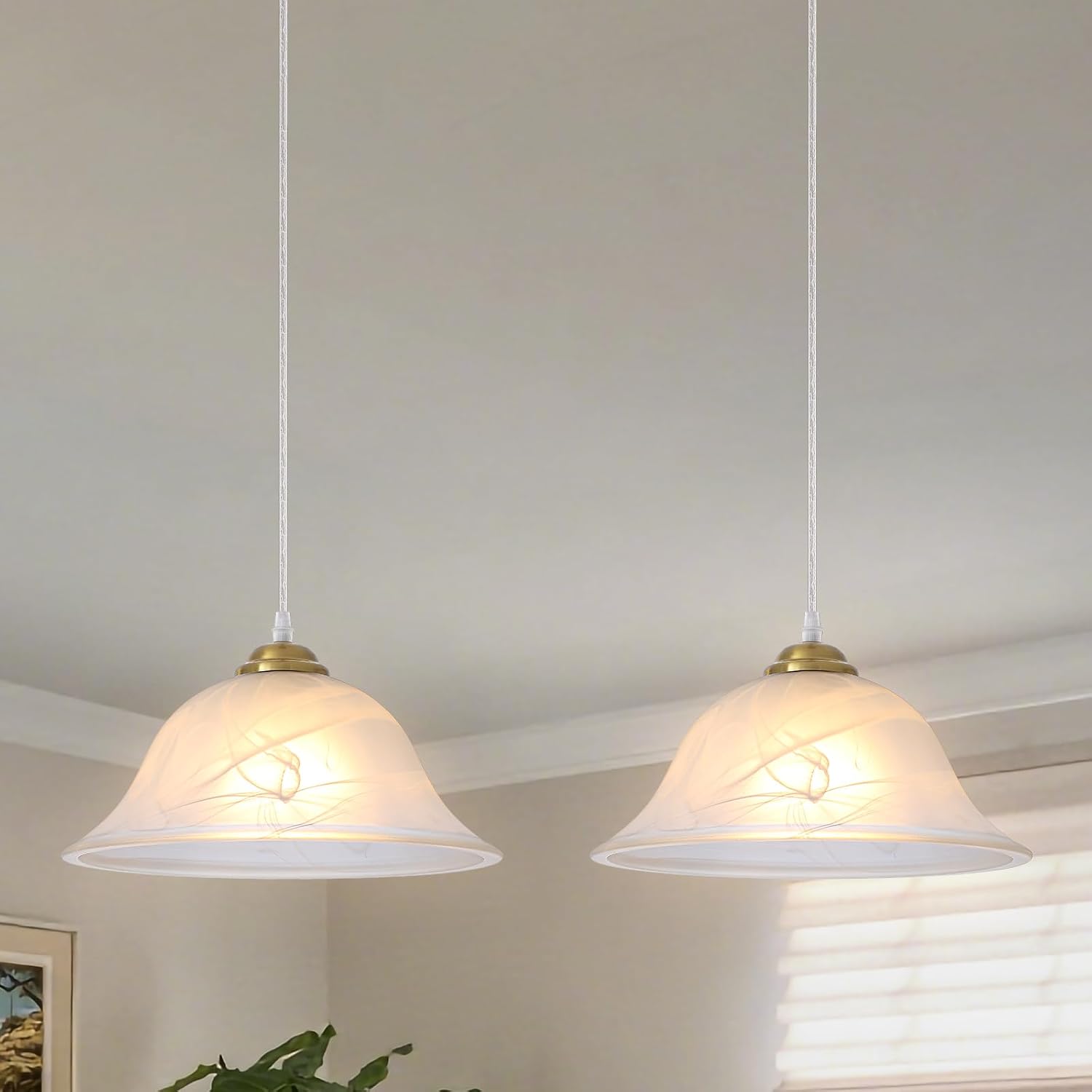 Otmilance Glass Pendant Lights