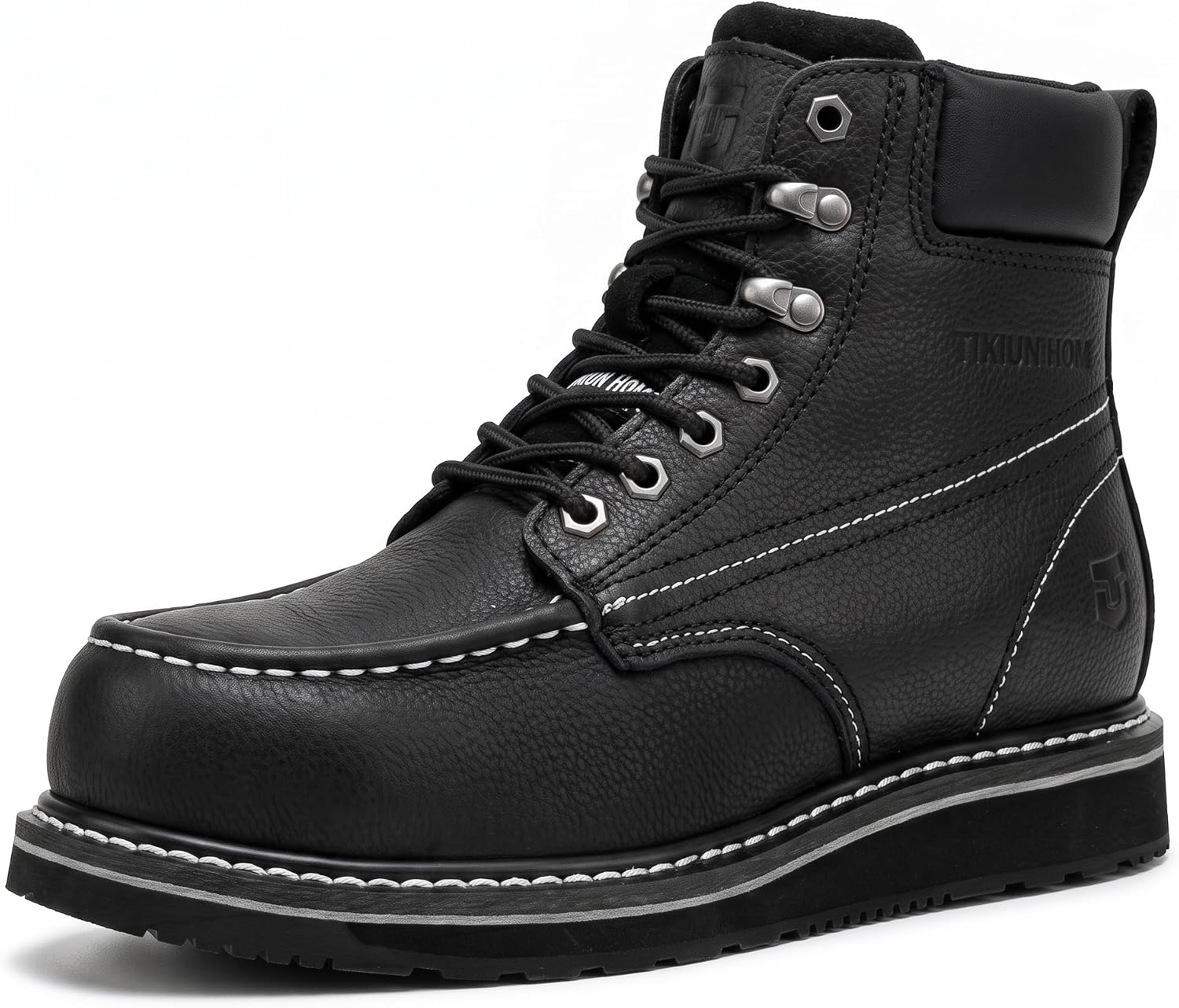 TINLIMHOM Moc Toe Work Boots