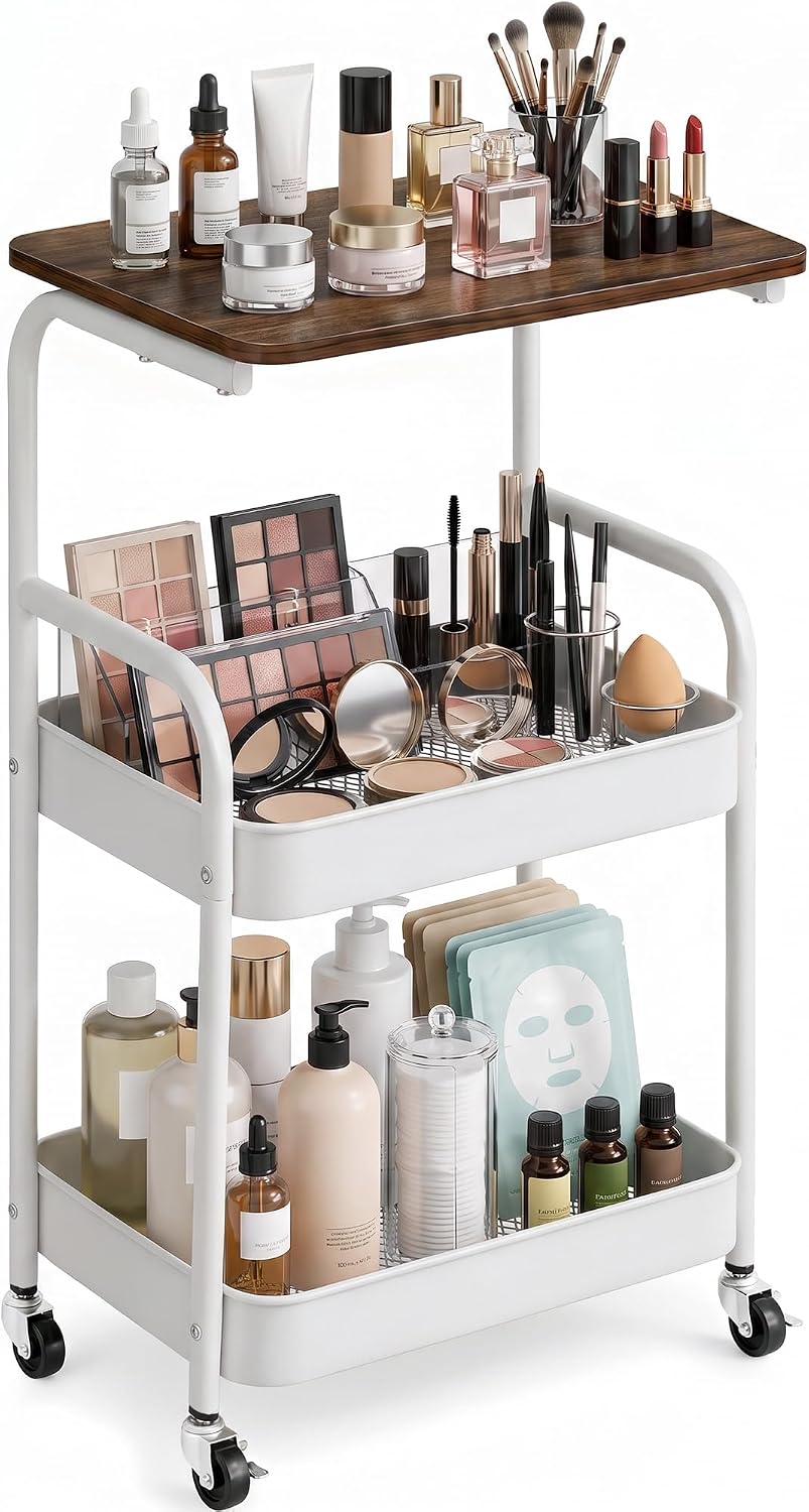Booklov 3-Tier Makeup Carts