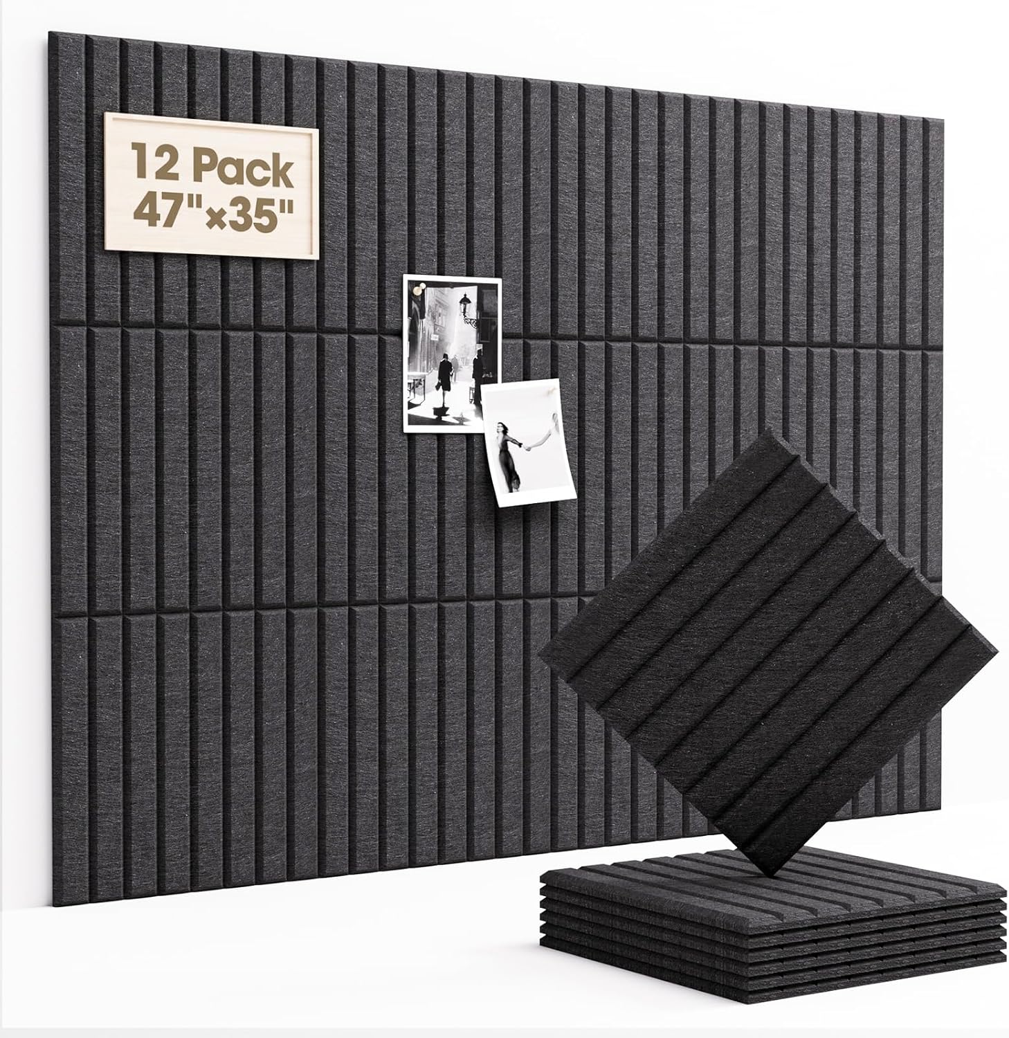 Acoustic Foam Panels (12-Pack