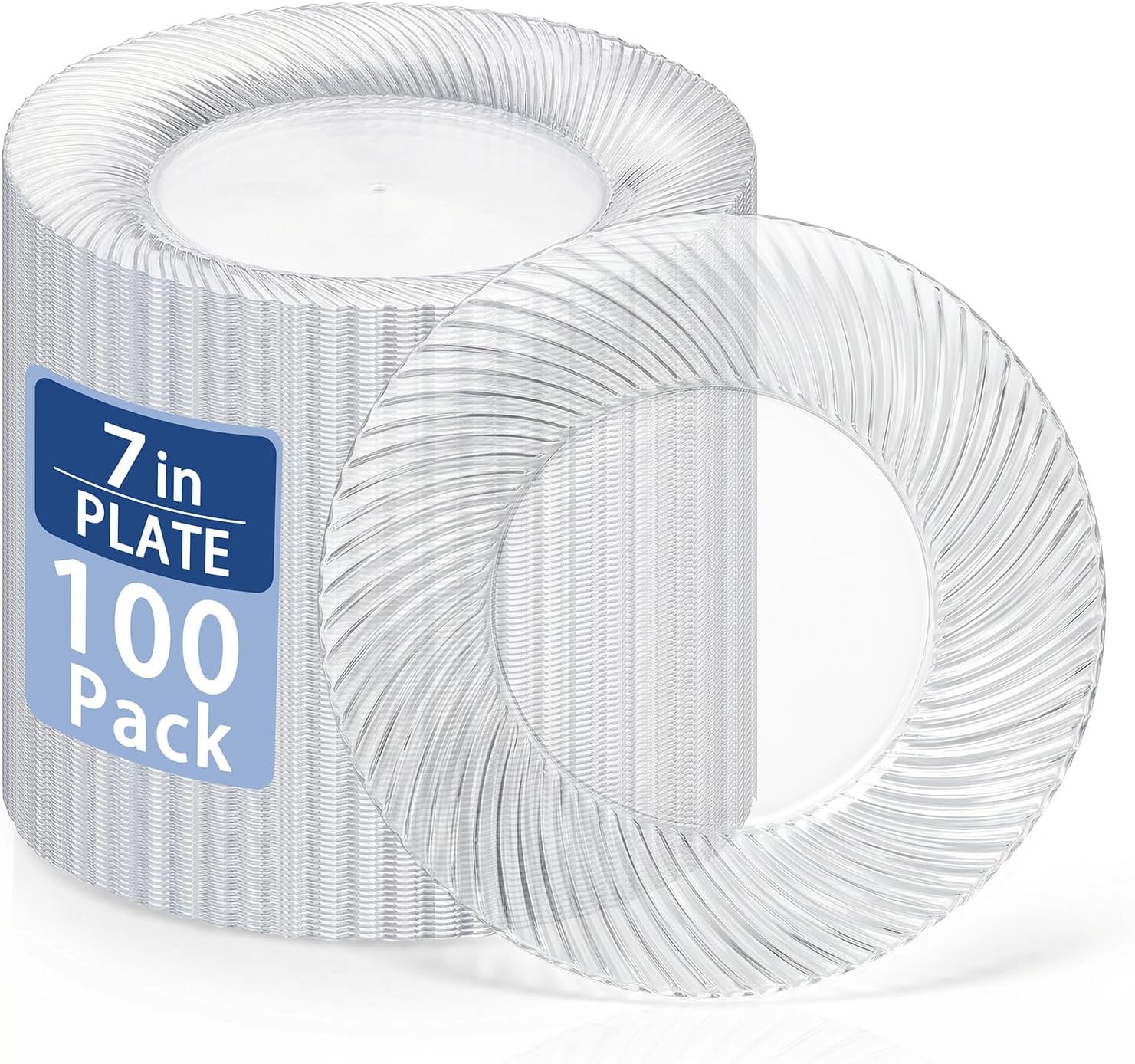 Clear Plastic Dessert Plates