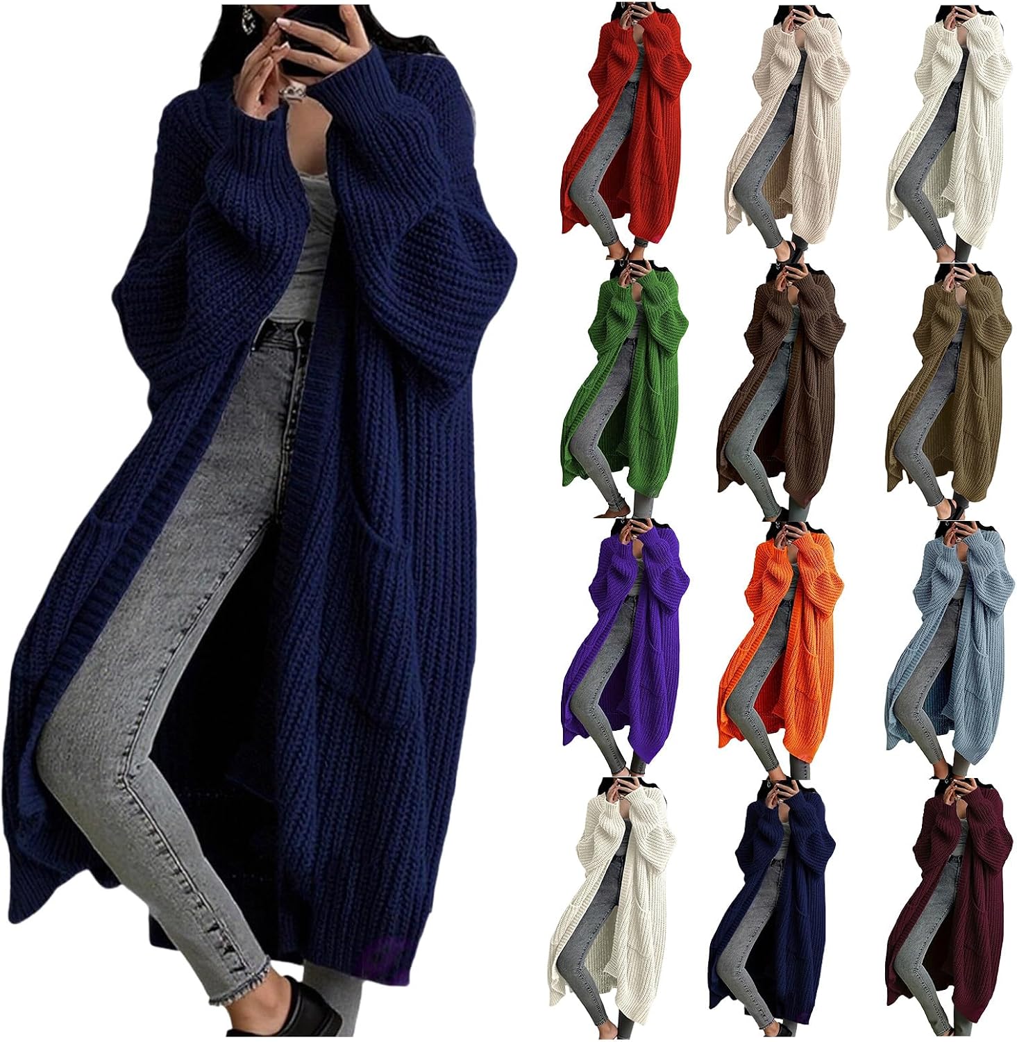 Long Oversized Cardigans