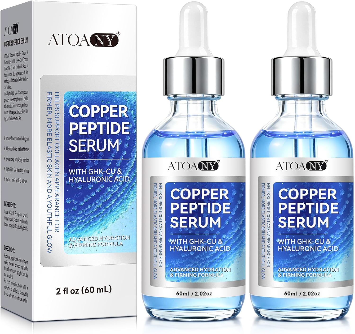 Copper Peptide Face Serums