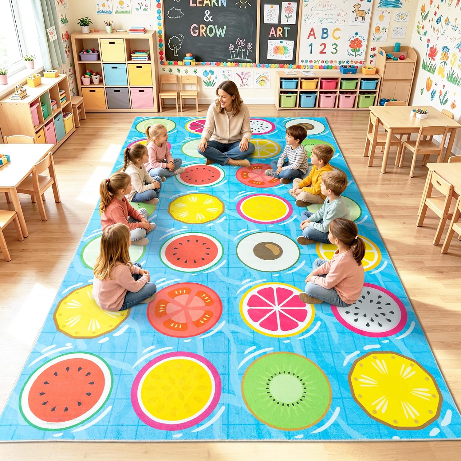 Classroom Rugs 8x14 ft