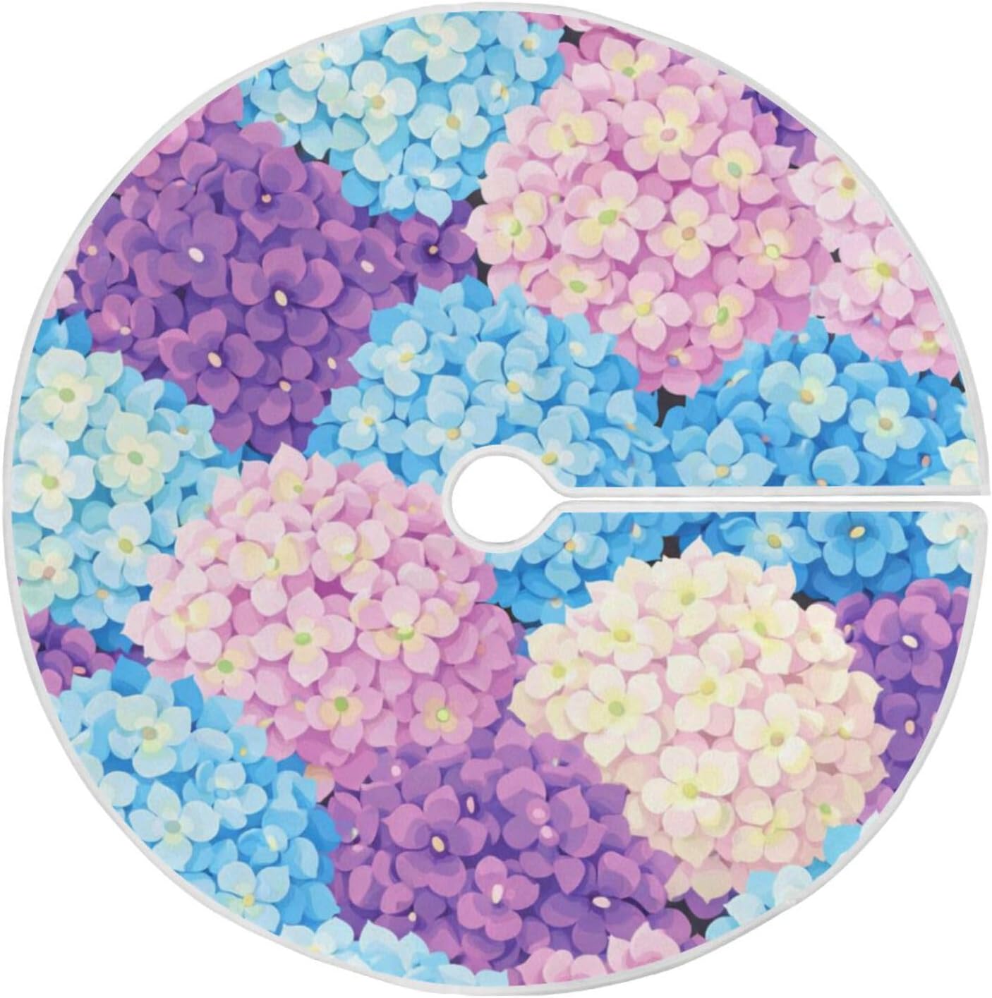 Susiyo Colorful Hydrangea Tree Skirts