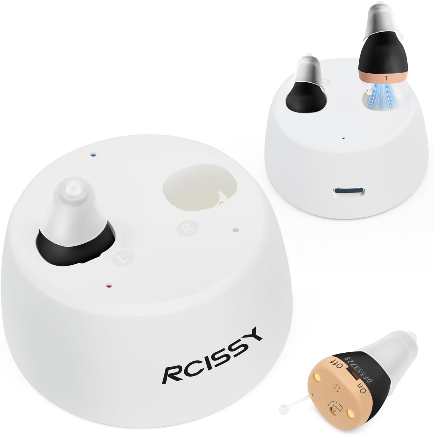 RCISSY Hearing Aids Black