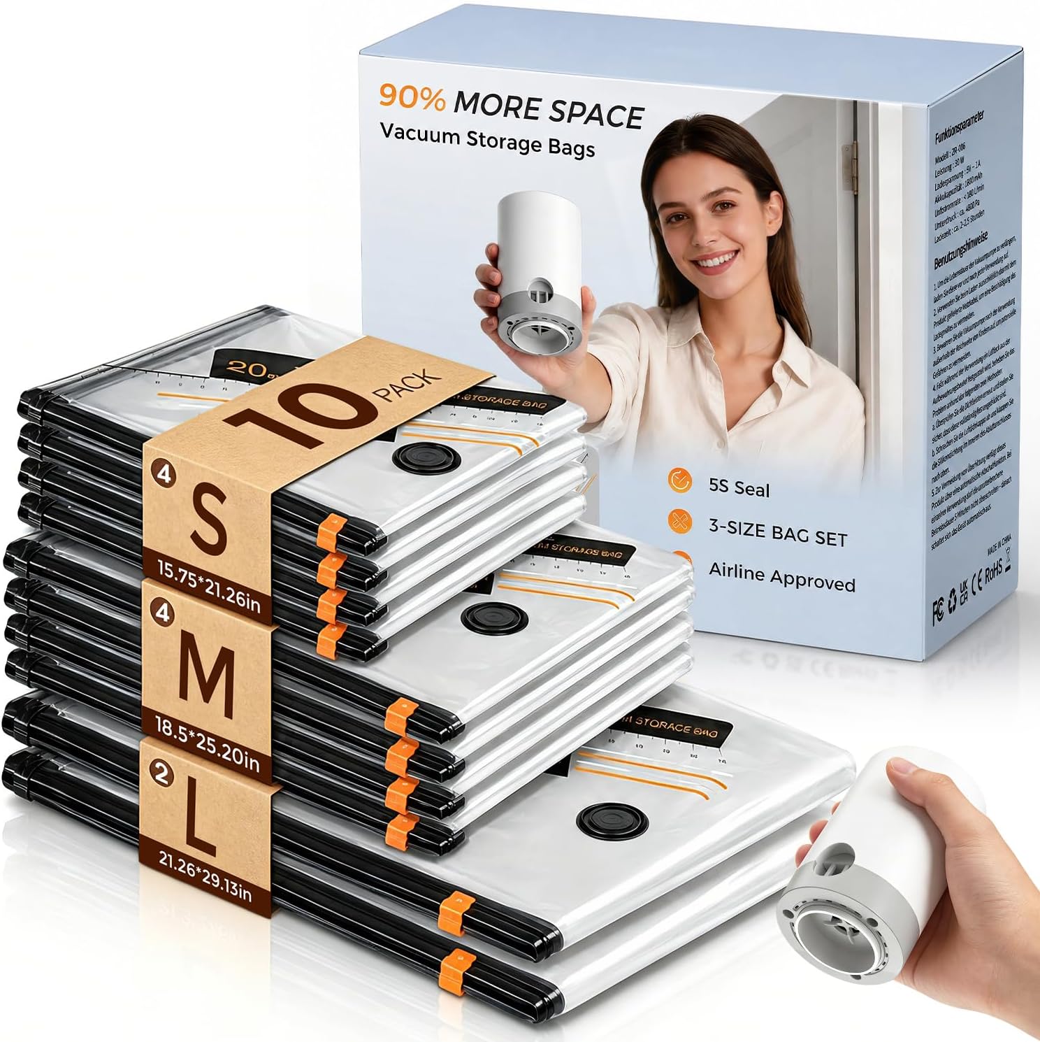 BOYUNSHI Vacuum Storage Bags