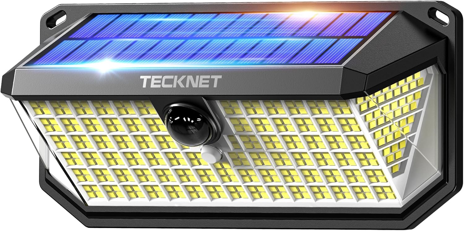 TECKNET Solar Motion Sensor Lights