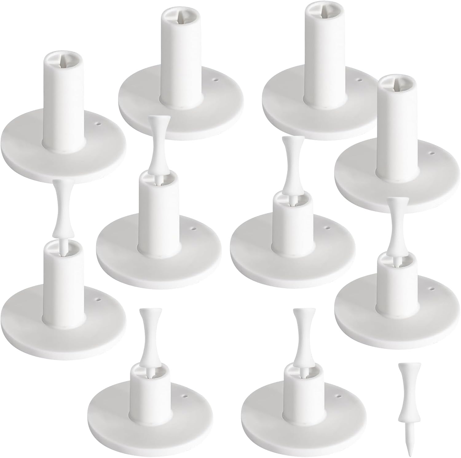 Rubber Golf Tees Set