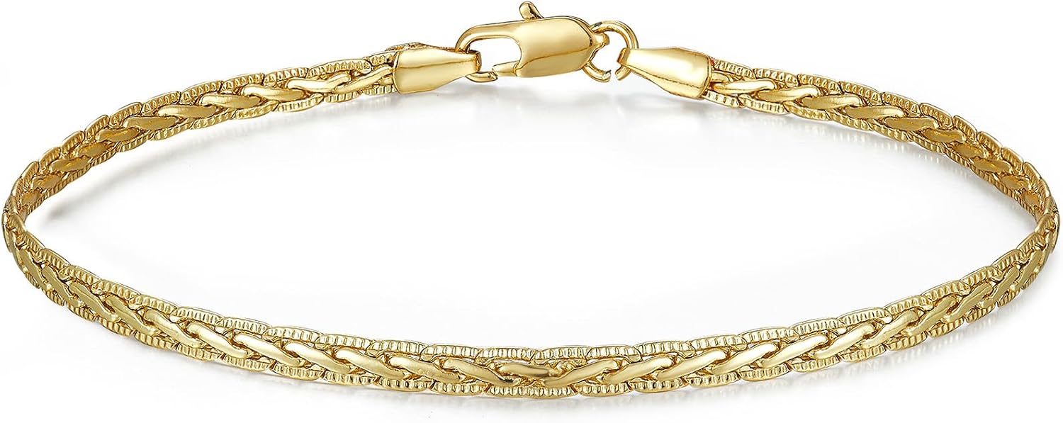 Gold Plated Chain Bracelets