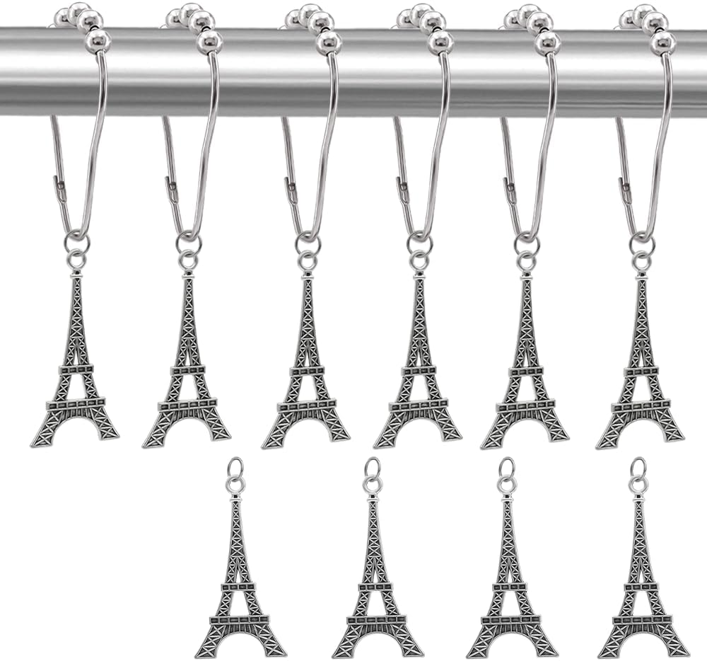 JZKaspar Eiffel Tower Shower Hooks
