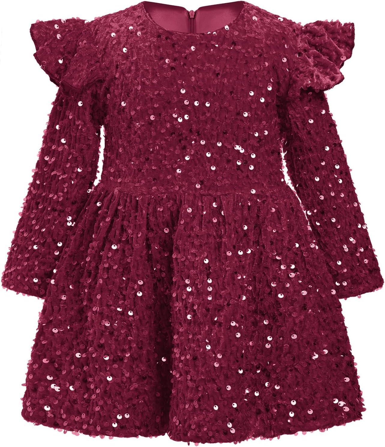 Sequin Velvet Toddler Dresses