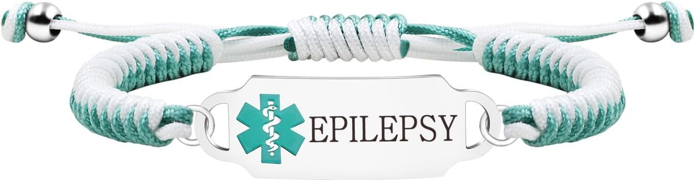 Uloveido Engraved Medical ID Bracelets