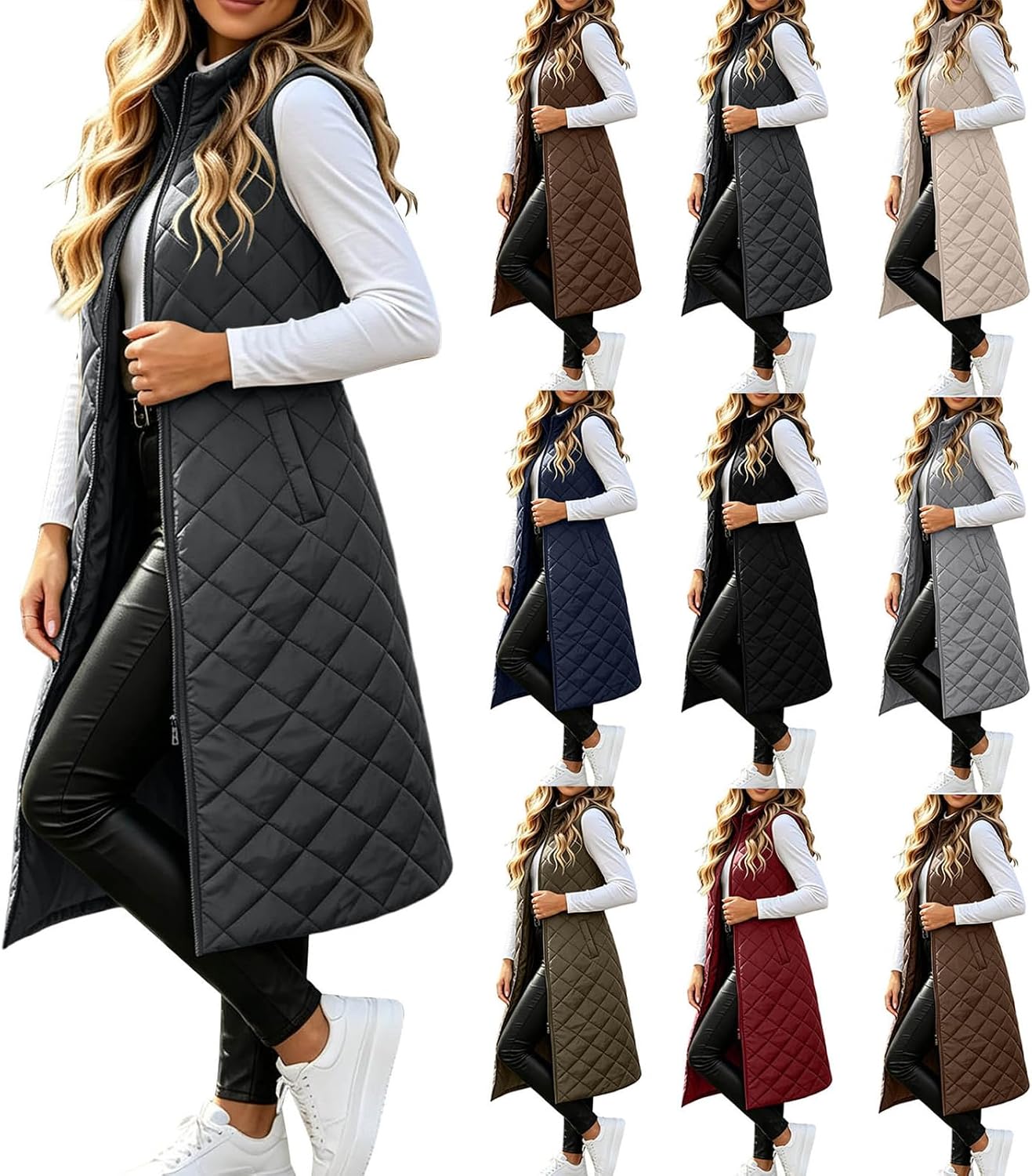 FPMLUXLL Quilted Puffer Vests