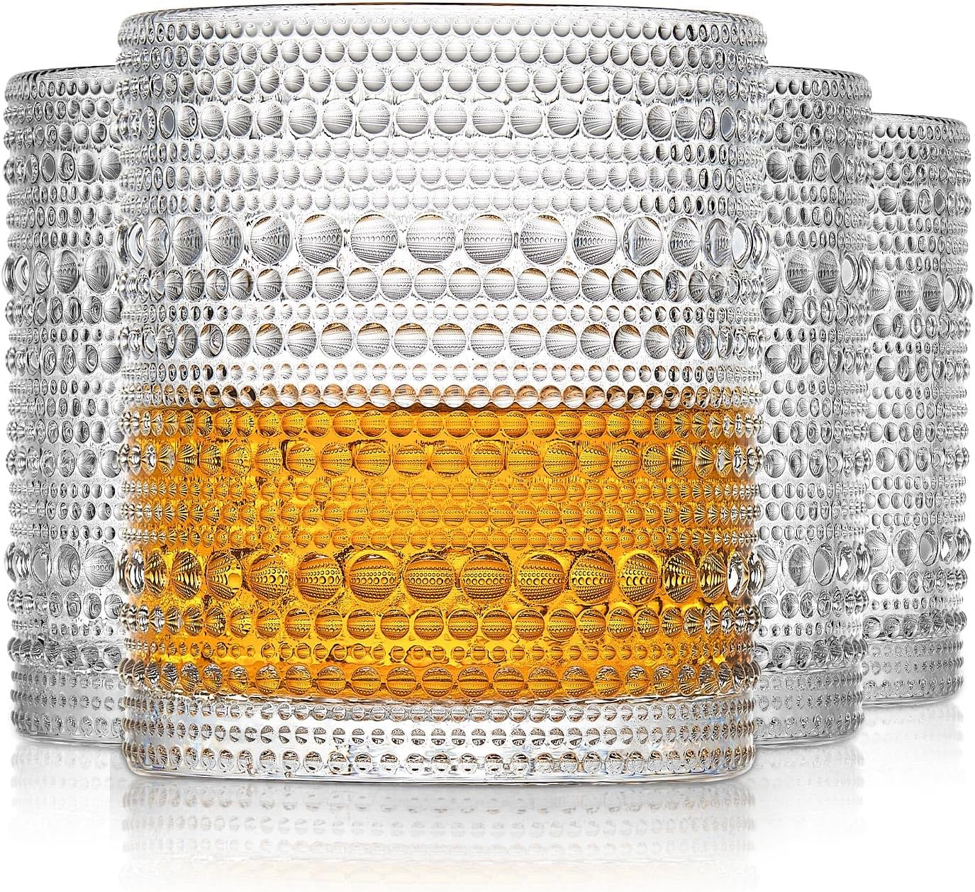 OPAYLY Hobnail Drinking Glasses