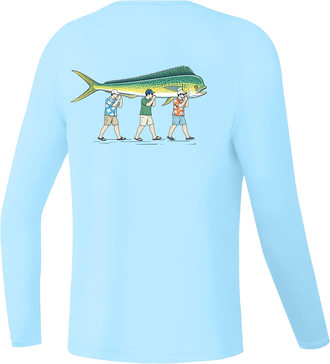 Boys UPF 50+ Rash Guard Fishing Shirt, Long Sleeve Quick Dry