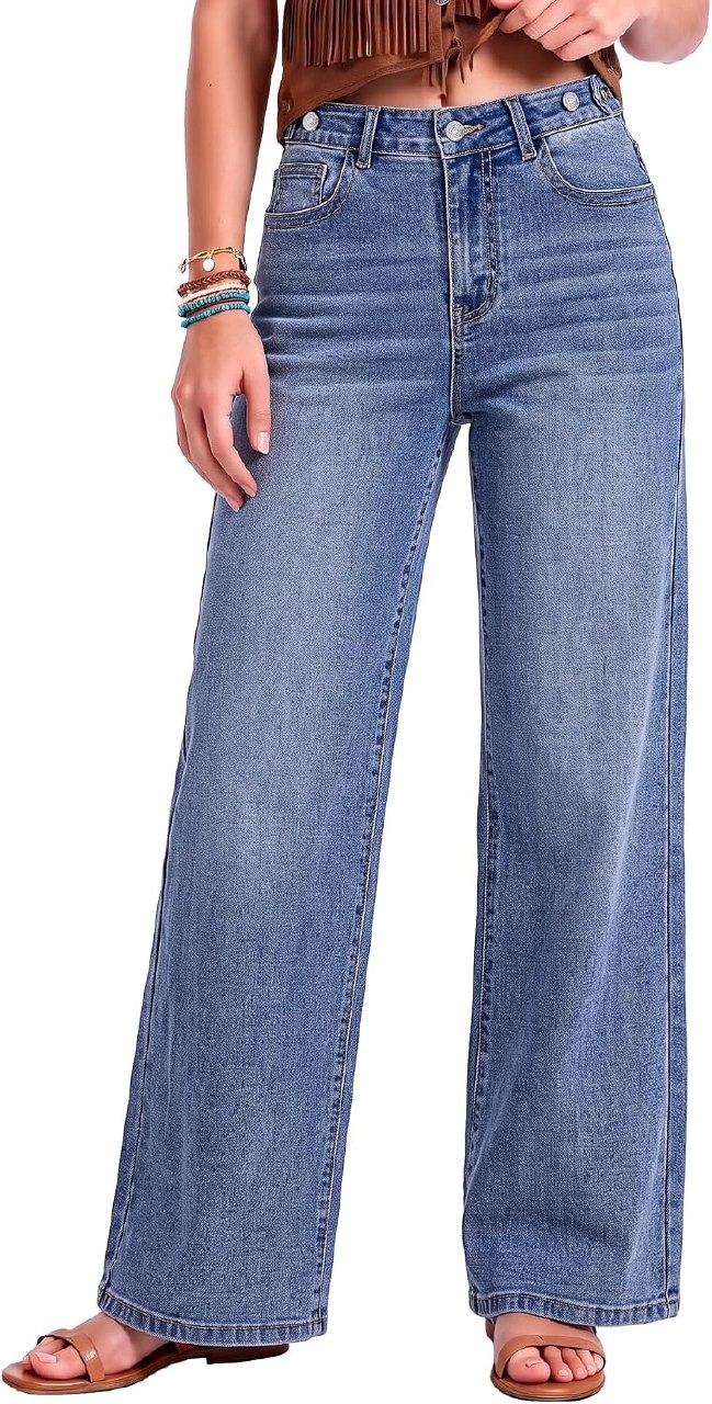 Luvamia Wide Leg Jeans