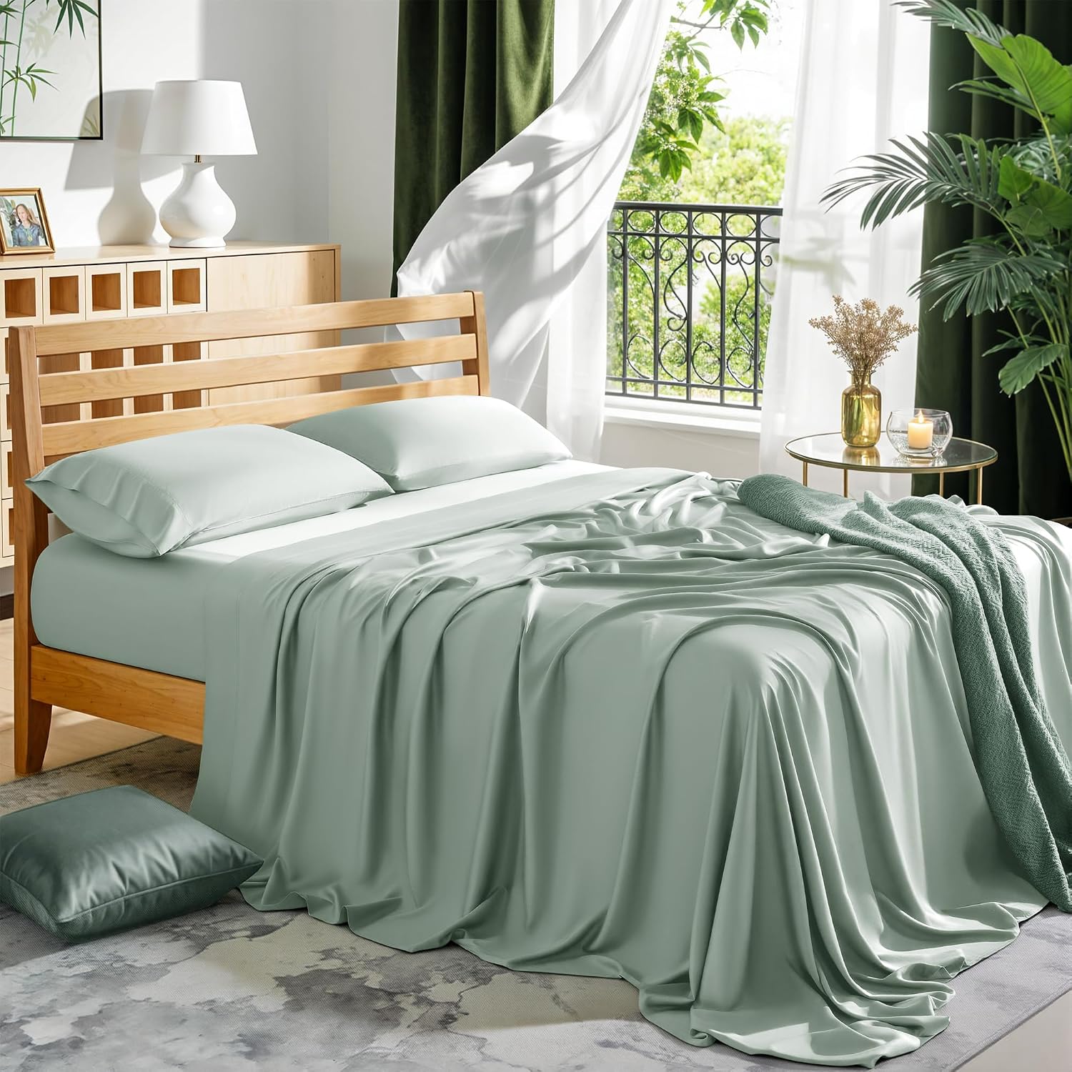 LBRO2M Bamboo Bed Sheets