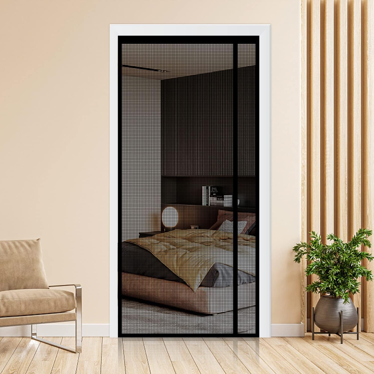 Reversible Magnetic Screen Doors