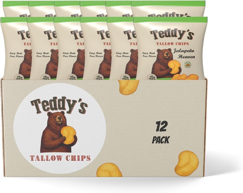 Teddy's Tallow Jalapeo Potato Chips