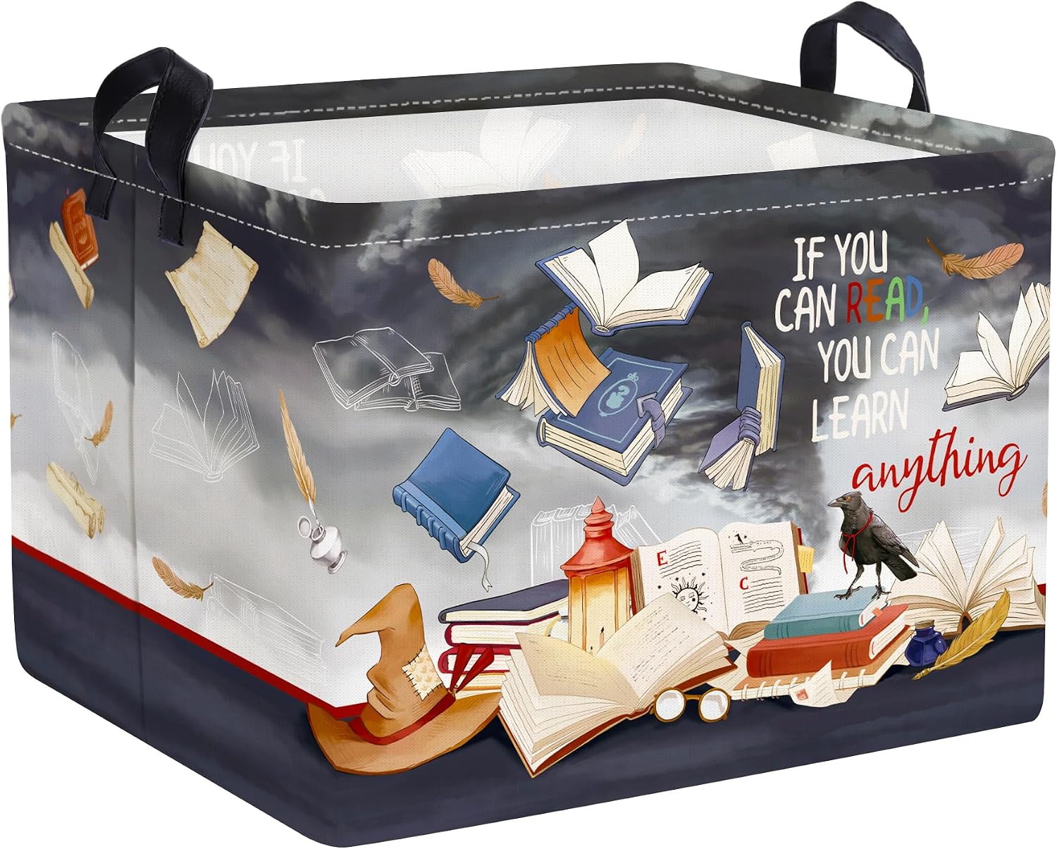 Clastyle Magic Nursery Decor Baby Gift Basket Kid Large Book Potter Basket
