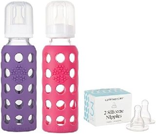 Lifefactory 9oz Glass Baby Bottles