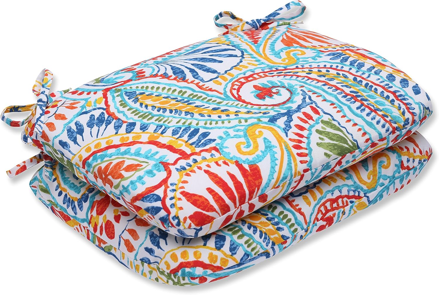Pillow Perfect Paisley Chair Cushions
