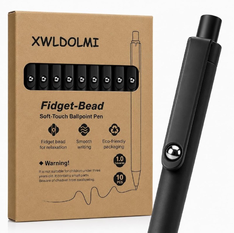 Fidget Pens for Adults (Black) | Office Products
