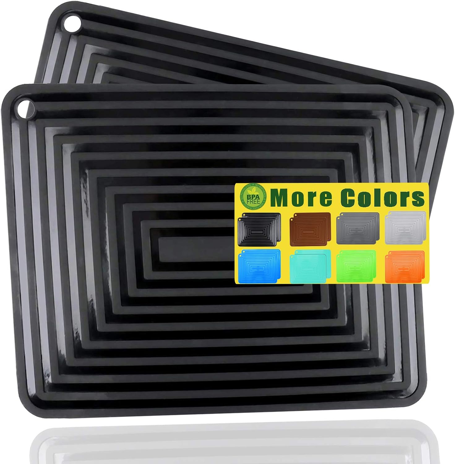 LogHog Large Silicone Trivets (Black